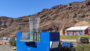 Mobile wind tunnel Canary Islands Spain